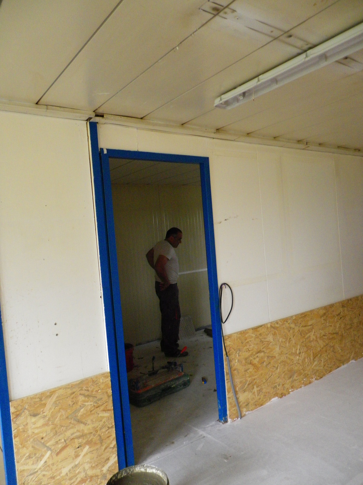 Travaux au club-house