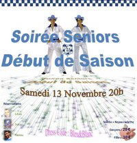 Soirée ASL des seniors de début de saison