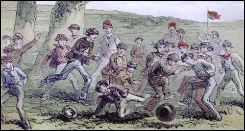 Foot-ball dans une public school