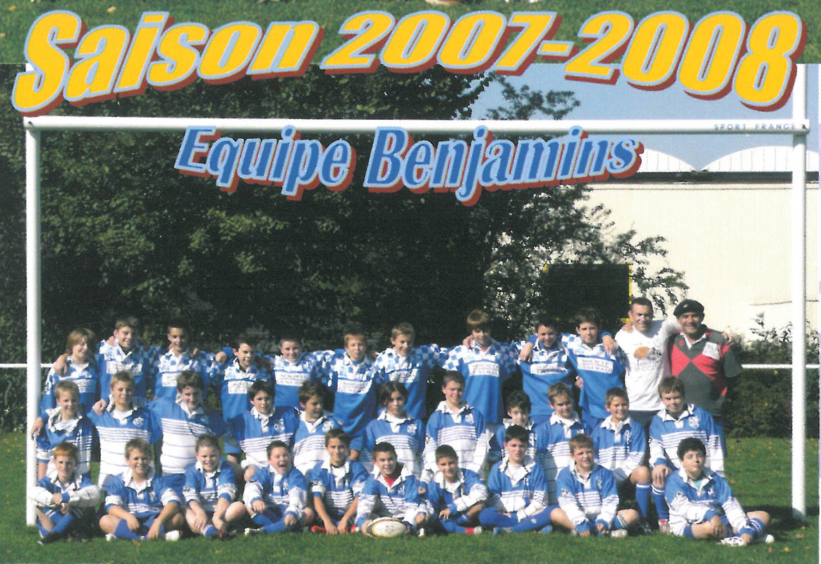 2007 08 - Plaquette Benjamins equipe 2007 08 - Plaquette Benjamins equipe