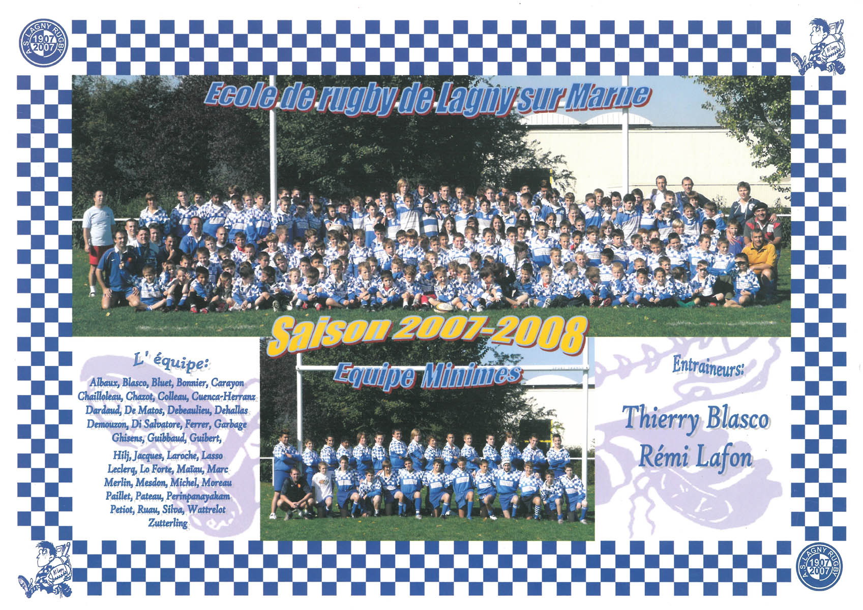 2007 08 - Plaquette Minimes 2007 08 - Plaquette Minimes