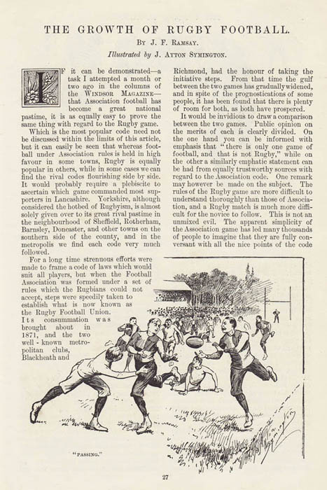 1896 – La croissance du rugby-football