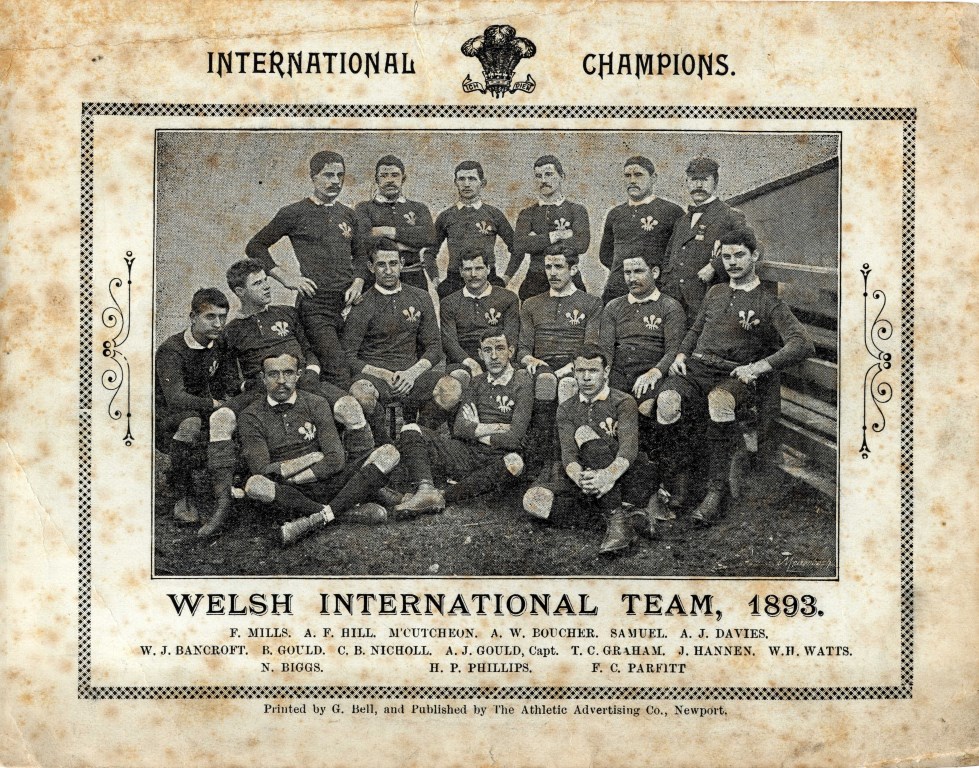 1893 - L'équipe du pays de Galles 1893 - L'équipe du pays de Galles
