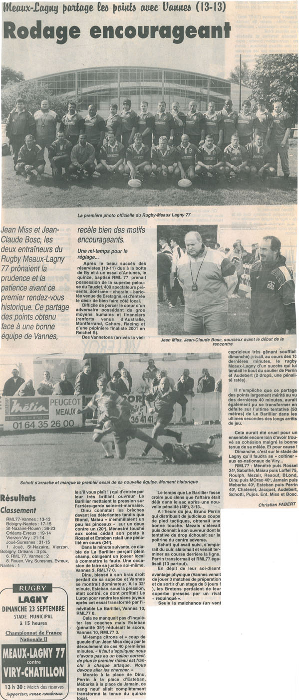 2001-09-20 - La Marne