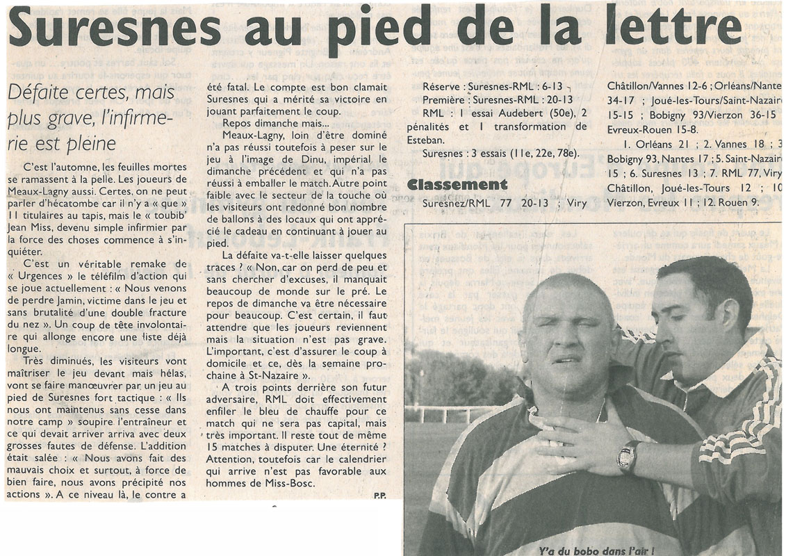 2001-11-08 - La Marne