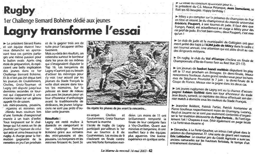 2003-05-14 - La Marne