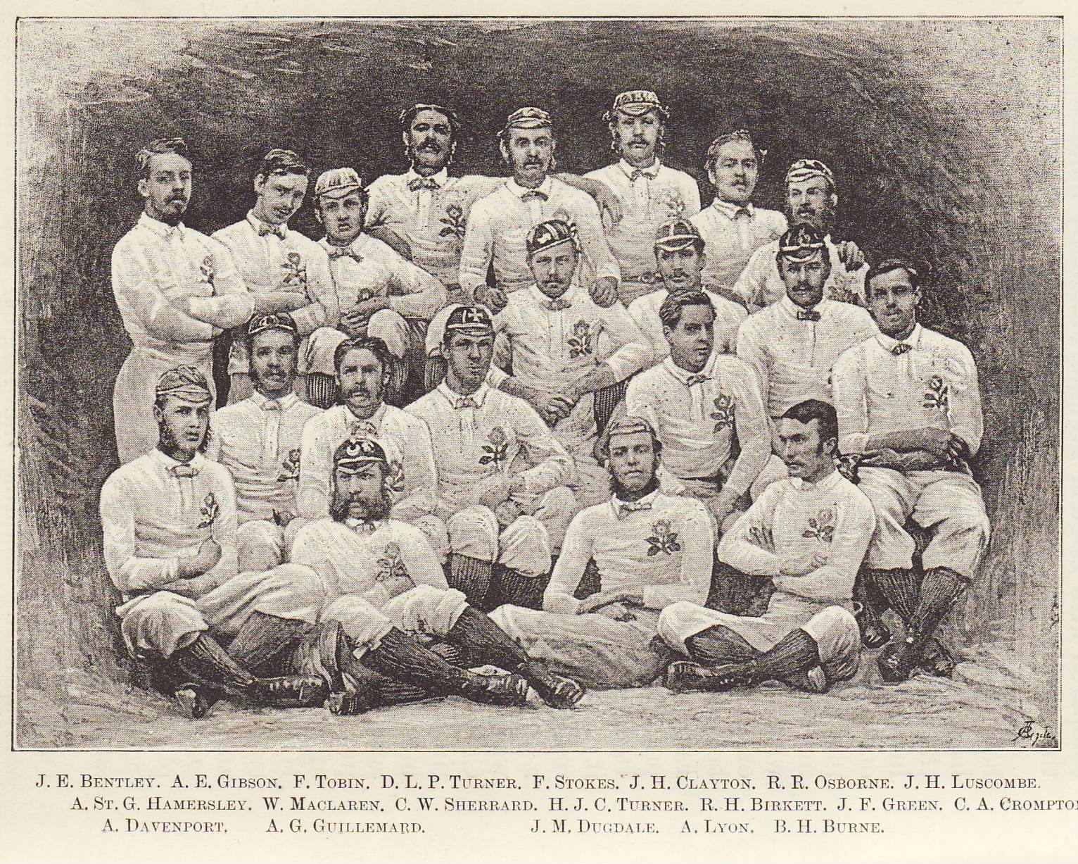 1871 - Equipe d'Angleterre