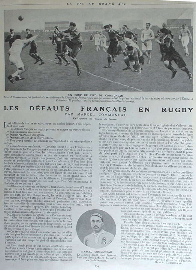 Les défauts français en rugby