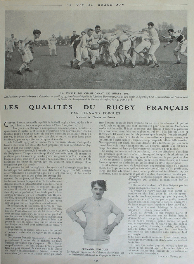 Les qualités du rugby français
