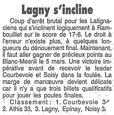1995-02-23 - La Marne