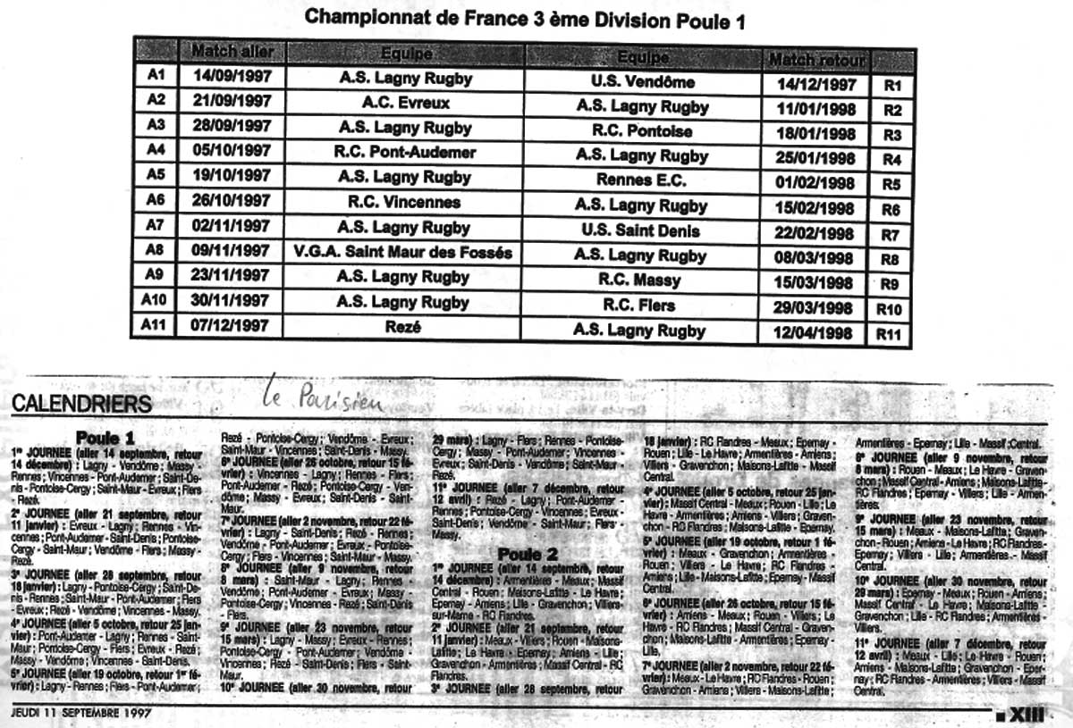 1997-09-11 - Le Parisien