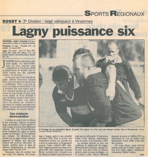 1997-10-27 - Le Parisien