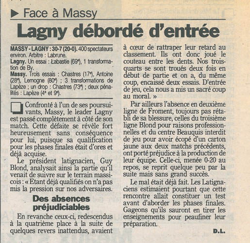 1998-03-16 - Le Parisien