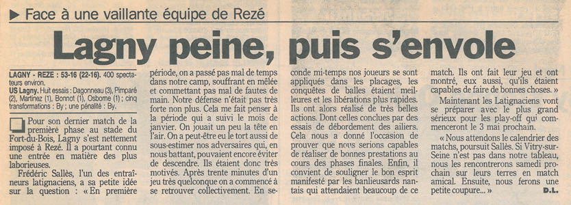 1998-04-14 - Le Parisien