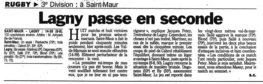 1997-11-10 - Le Parisien