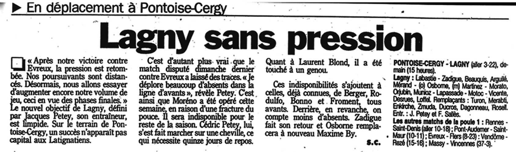 1998-01-17 - Le Parisien