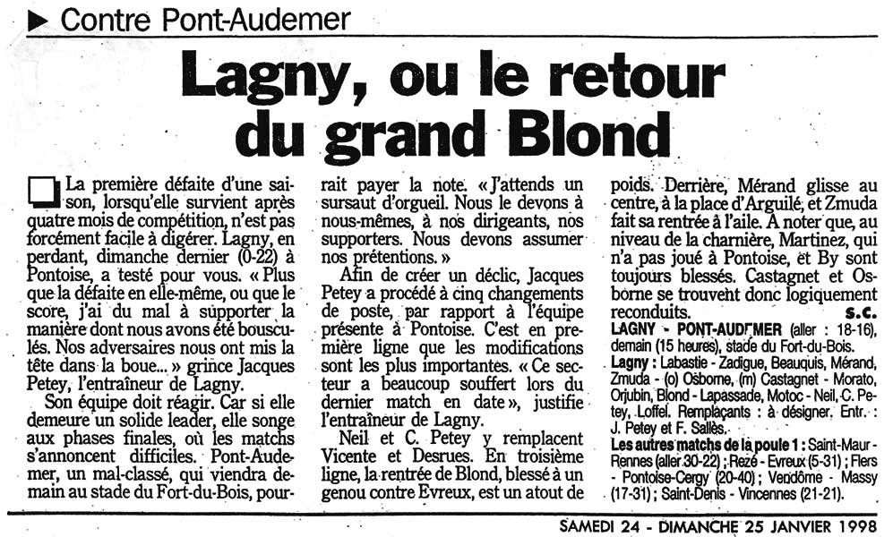 1998-01-24 - Le Parisien