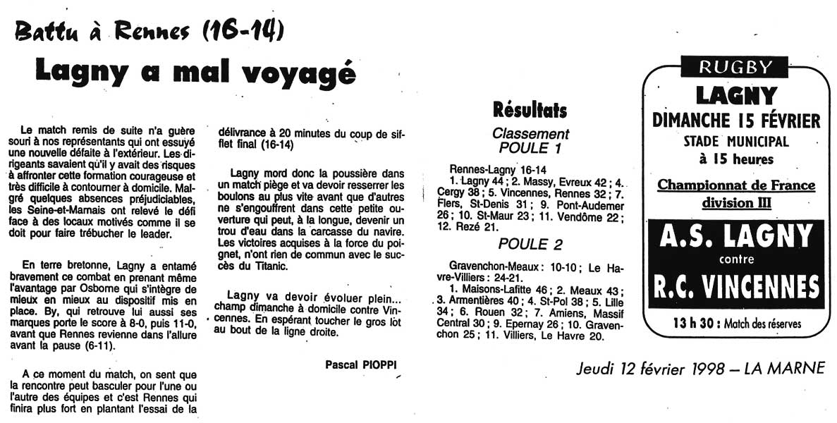 1998-02-12 - La Marne