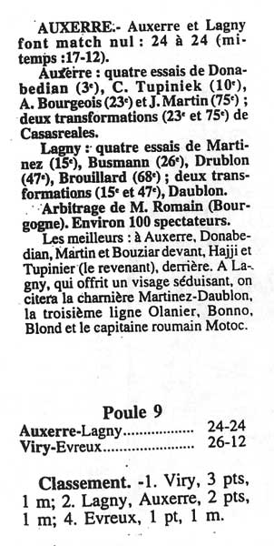 1998-08-31 - Le Parisien