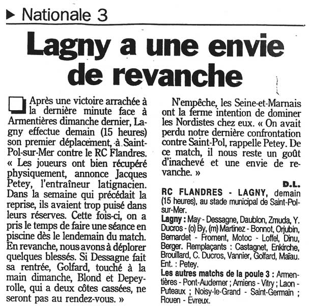 1998-09-26 - Le Parisien