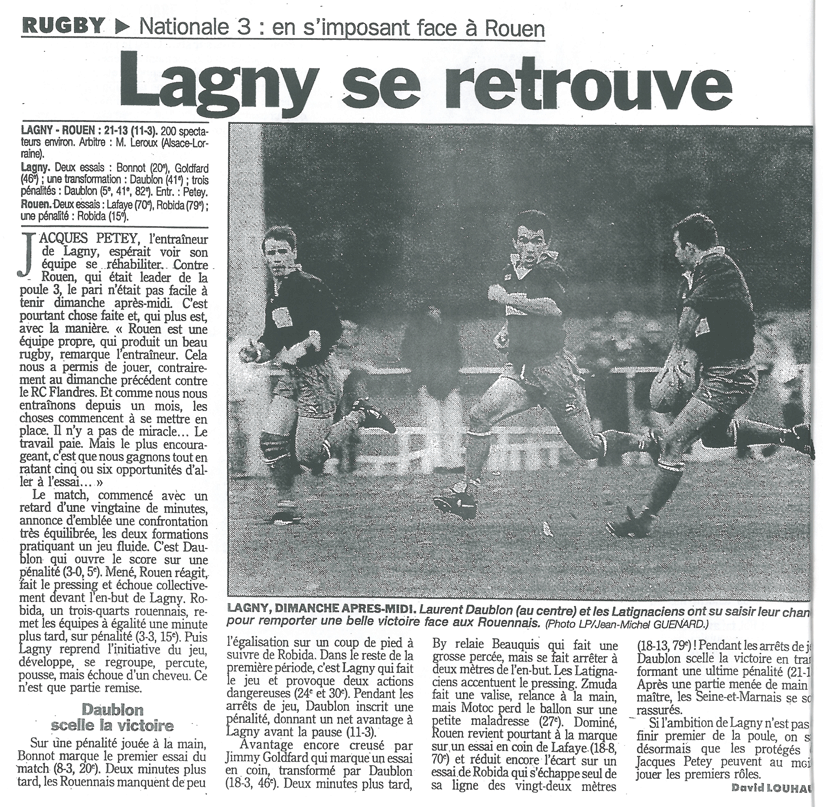 1998-10-05 - Le Parisien