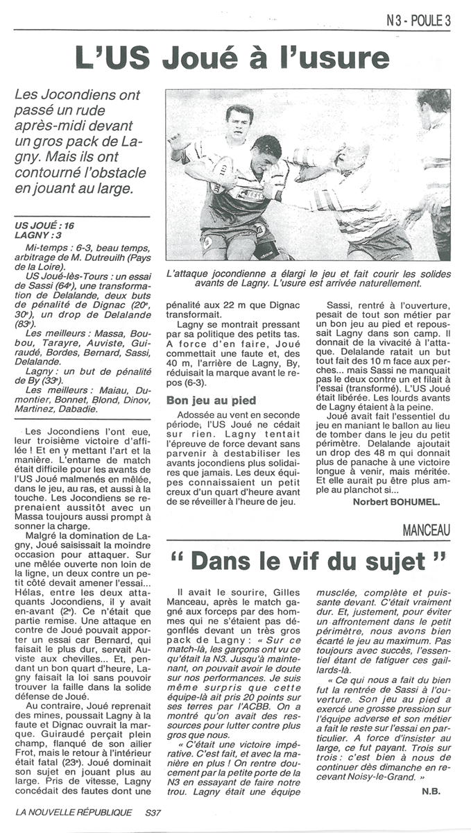 2000-10-02 - La Nouvelle République