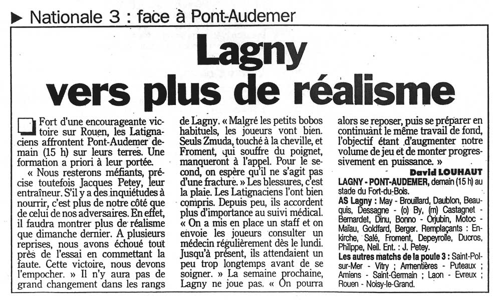 1998-10-10 - Le Parisien