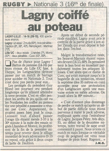 1999-05-03 - Le Parisien