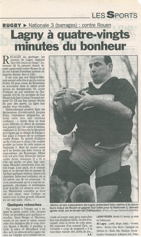 1999-05-08 - Le Parisien
