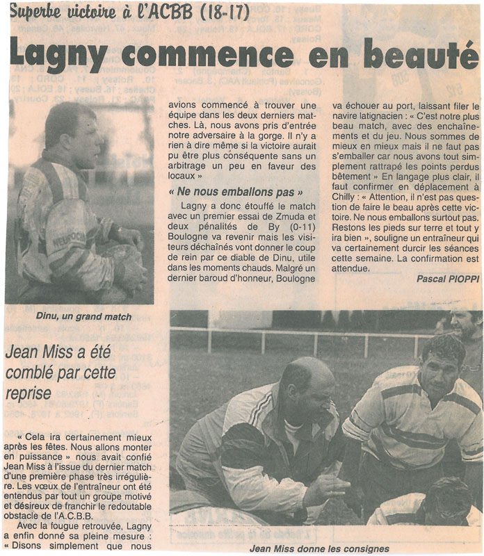 2001-01-11 - La Marne