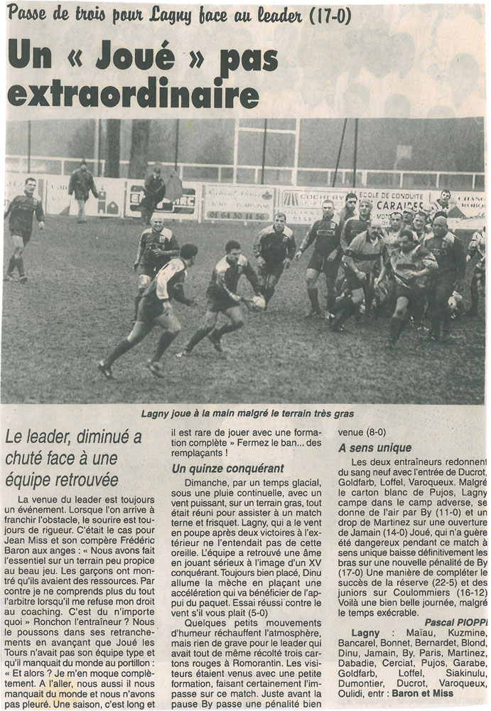 2001-01-25 - La Marne