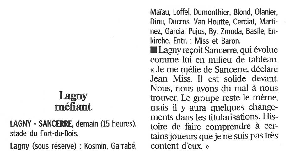 2000-10-21 - Le Parisien