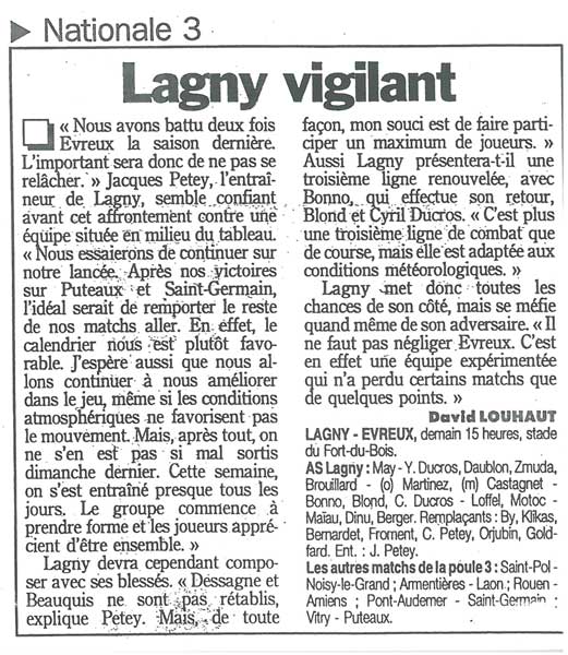 1998-11-14 - Le Parisien