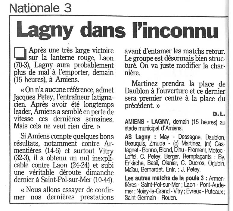 1998-12-12 - Le Parisien