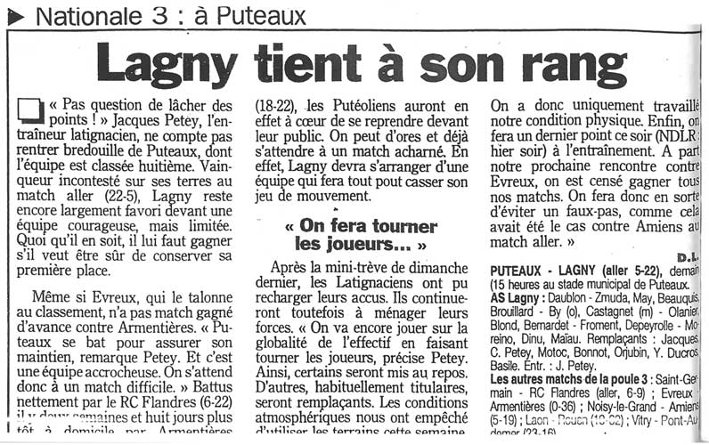 1999-02-13 - Le Parisien