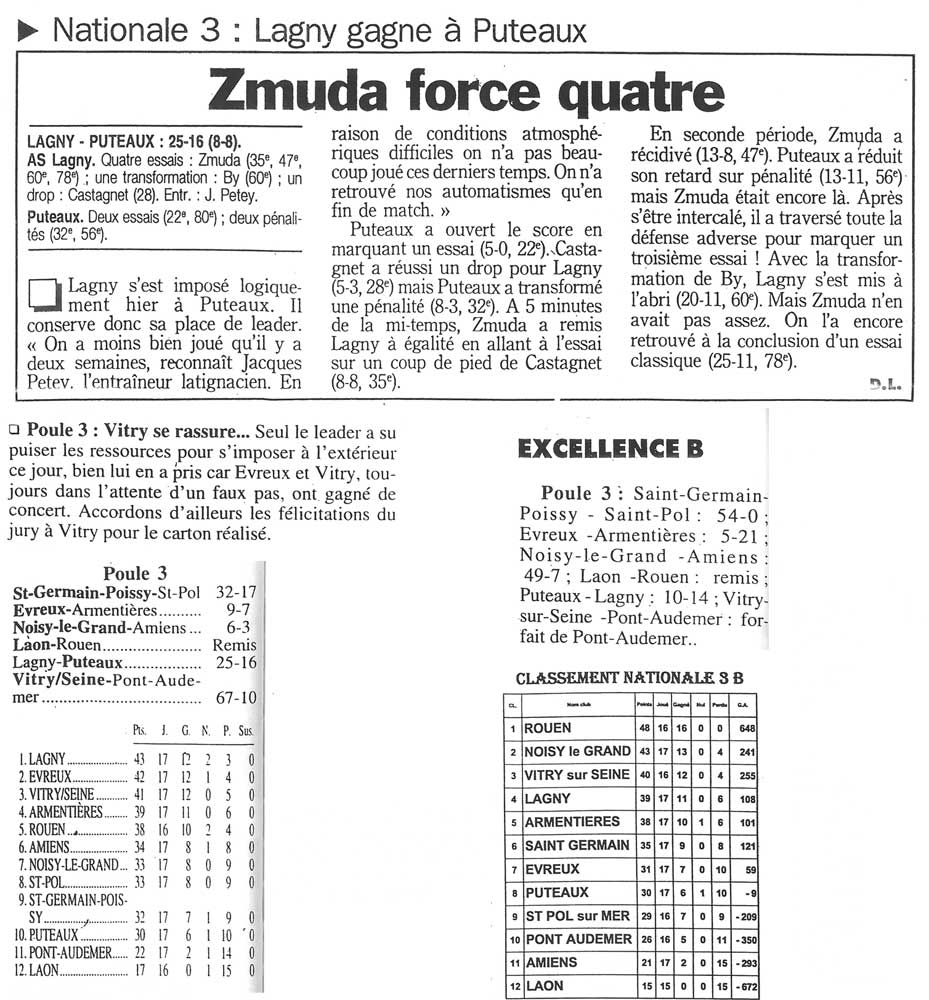1999-02-15 - Le Parisien
