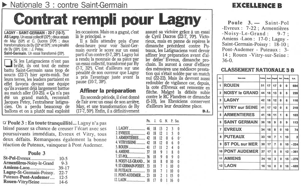 1999-02-22 - Le Parisien