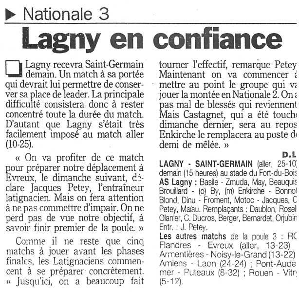 1999-02-20 - Le Parisien