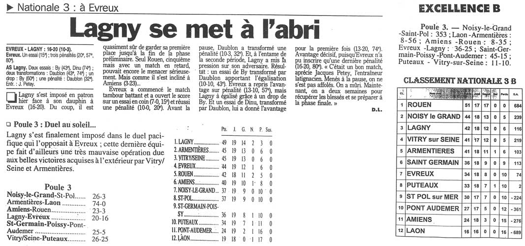 1999-03-01 - Le Parisien