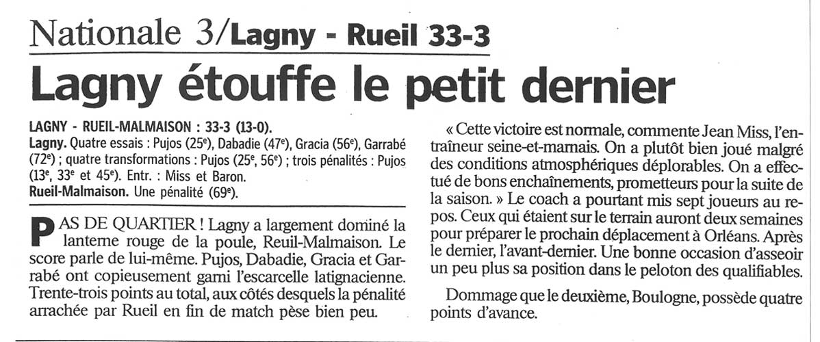 2001-03-13 - Le Parisien