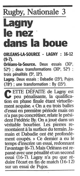 2001-03-27 - Le Parisien