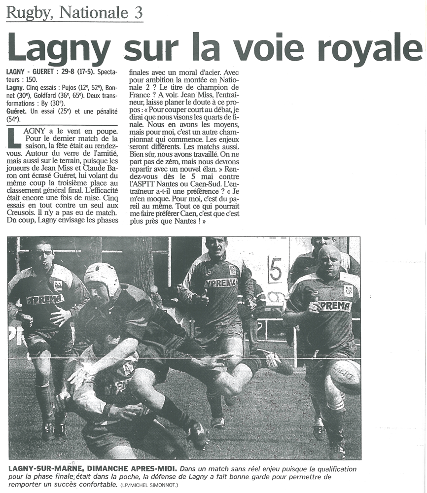 2001-04-24 - Le Parisien