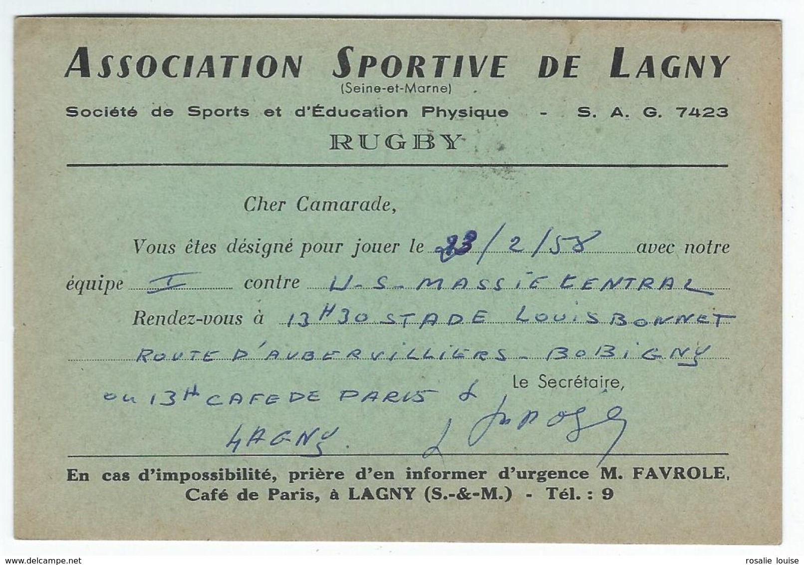 1958 02 23 Convocation recto