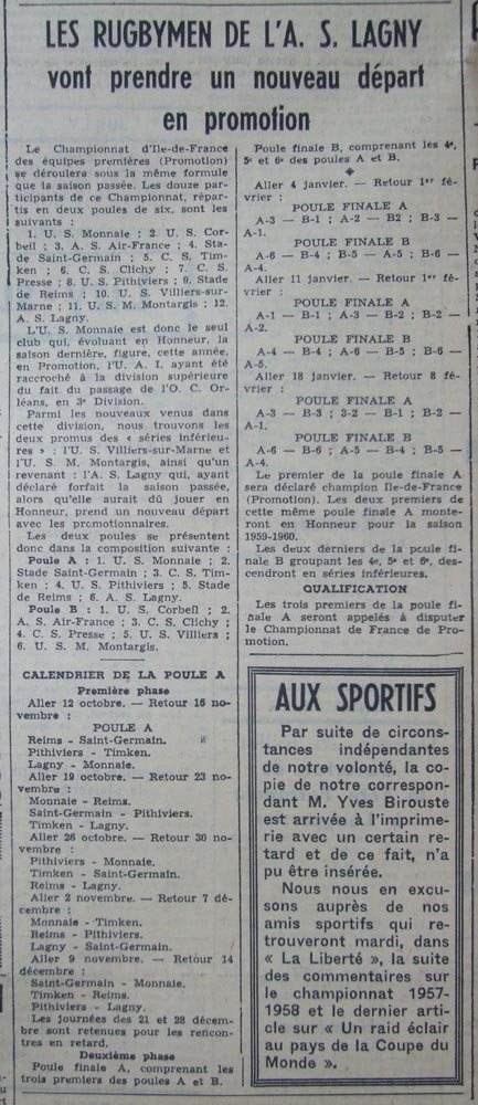 Saison 1958-1959