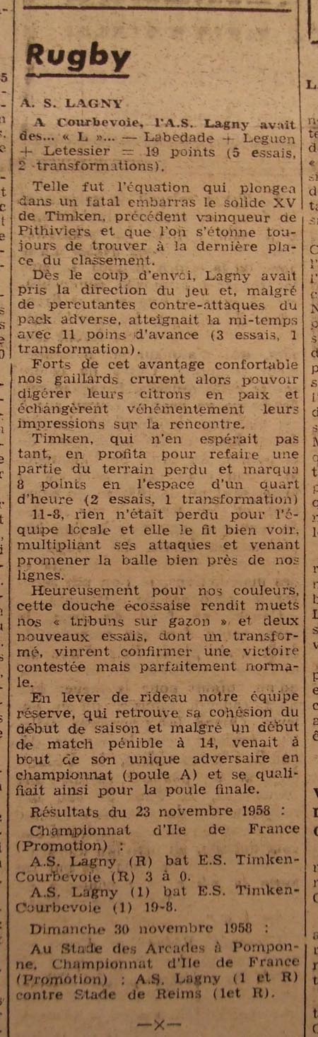 1958-11-27 - La Marne