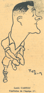 Louis CARTOU, capitaine de l'Équipe 1ère