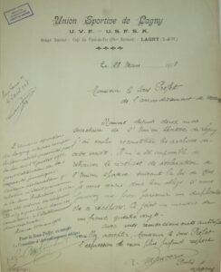 28 mars 1908 - Demande de Récépissé
Archives municipales