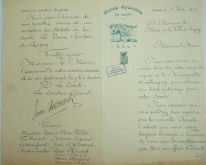 11 mai 1909 - Lettre au maire - Archives municipales