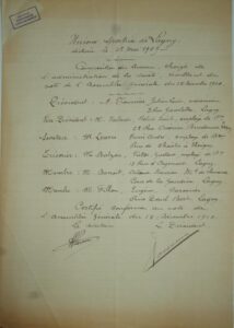 AG du 18 décembre 1910 - Archives municipales