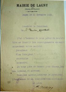 23 nov. 1920 - Composition du Comité - Archives municipales